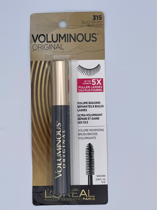 L'Oréal Mascara Voluminous Original - Black Brown Shade 315 - Cosmetiques de beaute’