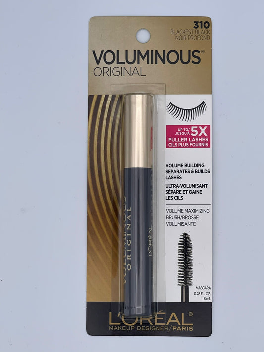 L'Oréal Mascara Voluminous Original - Blackest Black Shade 310 - Cosmetiques de beaute’