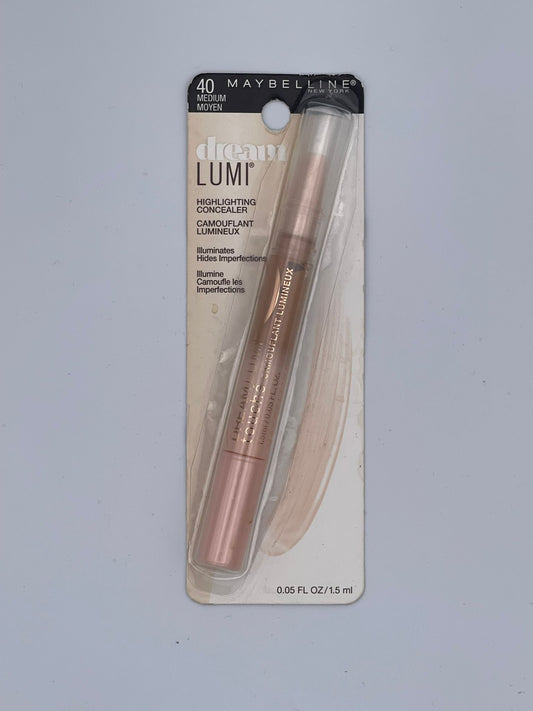 Maybelline Dream Lumi Highlighting Concealer - Shade 40 Medium - Cosmetiques de beaute’