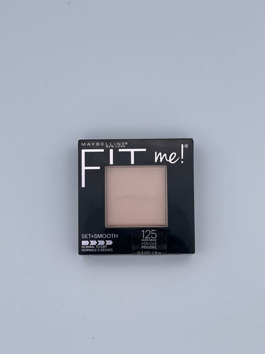 Maybelline Fit me Set + Smooth - Normal to Dry 125 Nude Beige