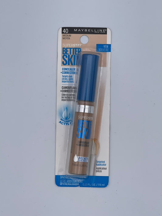 Maybelline Superstay Better Skin Concealer - Shade 40 - Cosmetiques de beaute’